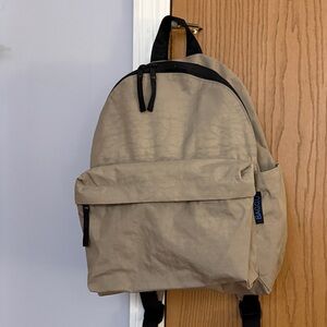 Baggu Medium Nylon Backpack in  the Color Dove